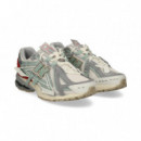 DEPORTIVO TALON ROJO MALLA VERDE+BLANCO