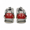 DEPORTIVO TALON ROJO MALLA VERDE+BLANCO