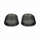 PALA CORAZON PIEL NEGRO