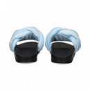 PALA POOL SATEN BLANCO+CELESTE