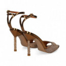 SANDALIA GILDA STRASS BRONCE