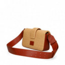 BANDOLERA LOVE ONE MINI SLOUCHY RAFIA