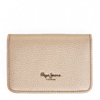 Cartera con logo en relieve