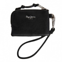 Cartera con cierre de cremallera