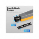 INSERTADORA VENTION TIPO 110 RJ45 RJ11 GREY/ORANGE