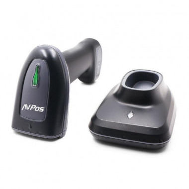 LECTOR AVPOS CODIGOS 1D + 2D +QR BT230 WIRELESS 2.