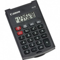 Calculadora de Bolsillo Canon AS-8 con Tapa y 8 Dígitos