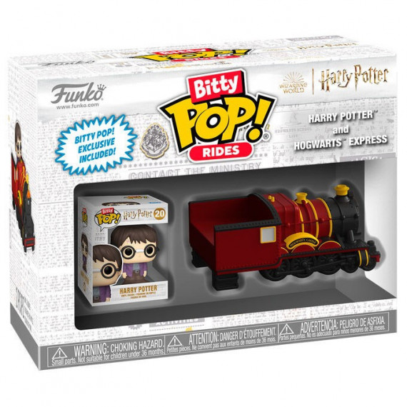 Figura Bitty Pop Ride Harry Potter con el Hogwarts Express  FUNKO