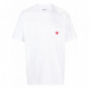 CARHARTT - S/S Pocket Heart T-Shirt Organic Cotton Single Jersey - 1WZXX - I032128/1WZXX