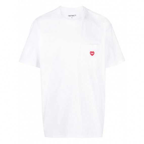 CARHARTT - S/S Pocket Heart T-Shirt Organic Cotton Single Jersey - 1WZXX - I032128/1WZXX
