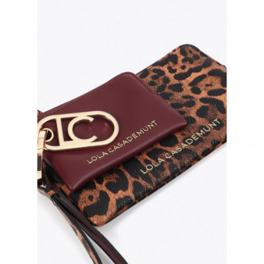 CARTERA CON MONEDERO BICOLOR CON LOGO OV