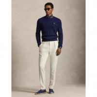 Ls Driver Cn-long Sleeve-pullover Blue  RALPH LAUREN