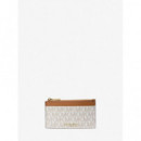 SM ZIP KEY CARD CASE VANILLA/ACRN
