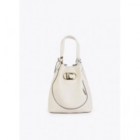 Faux Leather Hobo Bag With Braided Strap  LOLA CASADEMUNT