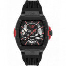 RELOJ THE SKELETON 2.0 NEGRO