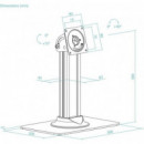 Soporte de Mesa TOOQ TQATC2601-B para Marco Antirrobo