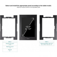 MARCO ANTIRROBO TOOQ TQATTE2601-M-B PARA TABLET 12.4"/13" BLACK