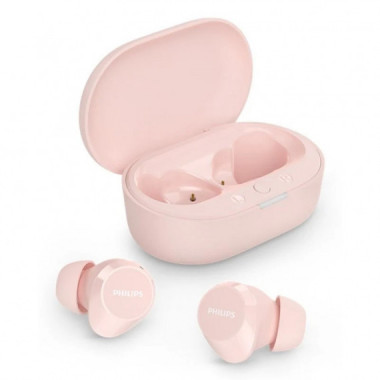 Auriculares + Microfono PHILIPS TAT1209PK Wireless 6H Rose