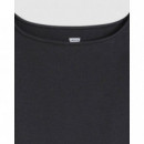 Camisetas Mujer Top Levi's® Cuello Barco Blair Black  LEVI'S