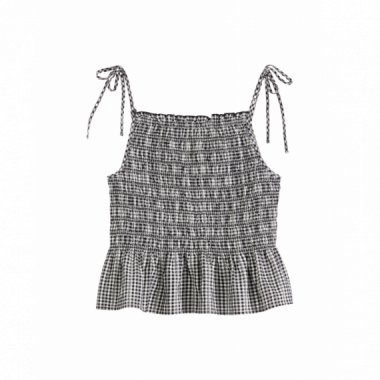 Camisetas Mujer Top Levi's&reg; M&oacute;naco Springtime Dobby - Negro  LEVI'S