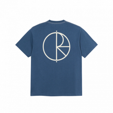 Camisetas Hombre Camiseta POLAR SKATE CO Contrast Stroke Logo Grey Blue