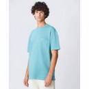 Camisetas Hombre Camiseta LA PAZ Guerreiro Green Indigo Stripes