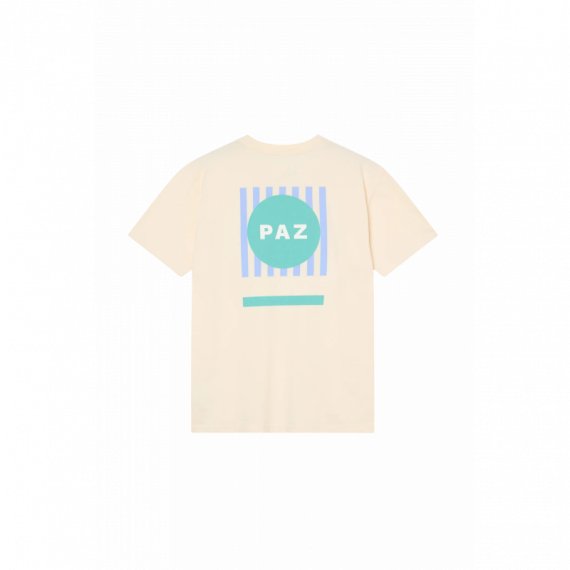 Camisetas Hombre Camiseta LA PAZ Botelho Ecru Green