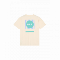 Camisetas Hombre Camiseta LA PAZ Botelho Ecru Green