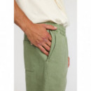 Pantalones Pantalón REVOLUTION 4054 Army Green