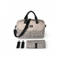 Bolso Maternal con Cambiador Kaos Beige  TOUS