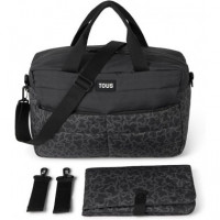 Bolso Maternal con Cambiador Kaos Negro  TOUS