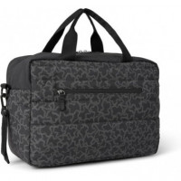 Bolso Maternal con Cambiador Kaos Negro  TOUS