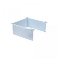 Protector/chichonera de Cuna Osos Bordados Celeste  TOUS