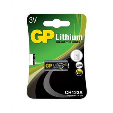 GP Pila Litio CR123A 3V
