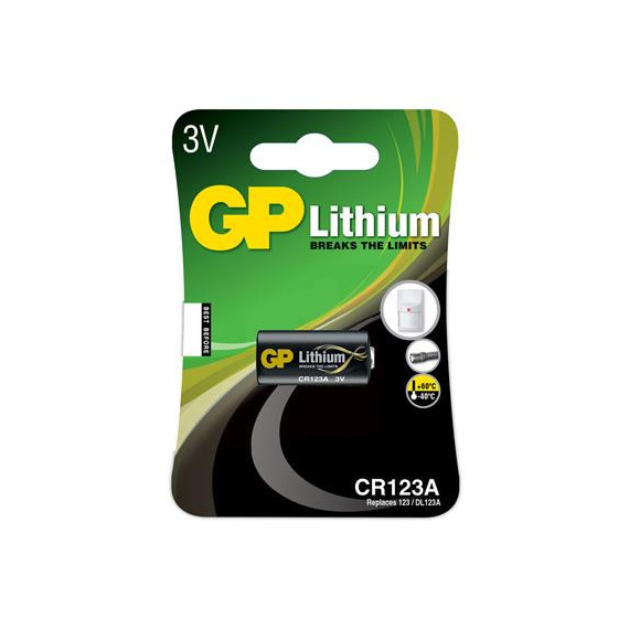 GP Pila Litio CR123A 3V