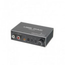 Convertidor Digital Analogico Para Audio Con Jack 3.5/Toslink Con Volumen y Mando AV30