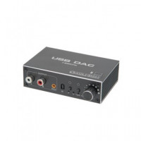 Convertidor Digital Analogico para Audio con Jack 3.5/TOSLINK con Volumen y Mando AV30  LALO