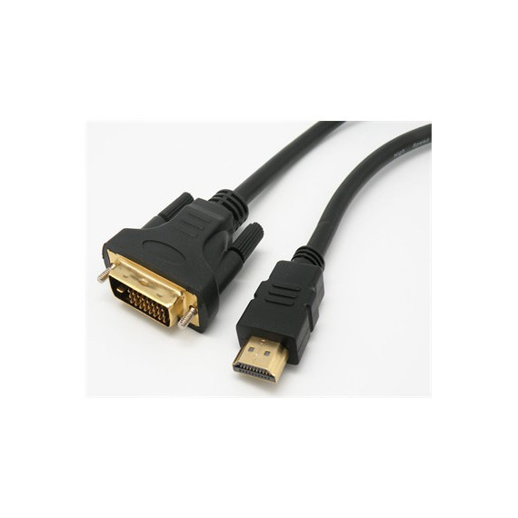 EUROCONNEX Cable Hdmi/M A Dvi-D/M 18+1 Pin 3Mtrs Negro 0658-3