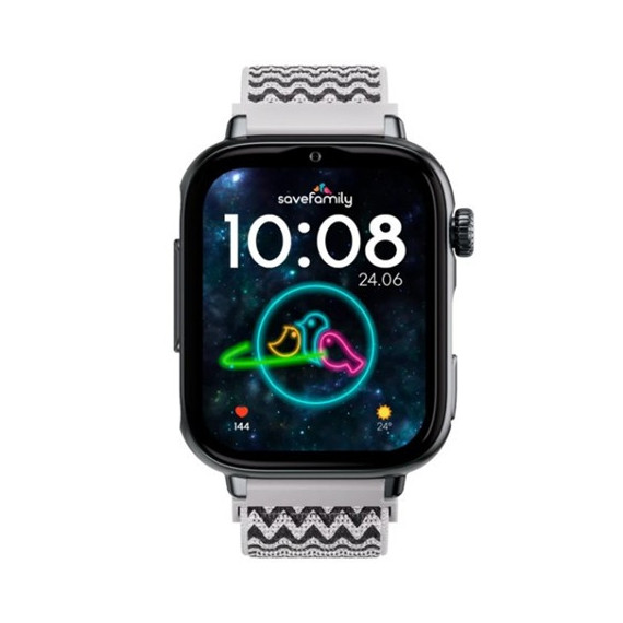 SAVEFAMILY SAVEWATCH PLUS 2 NEGRO + CORREA ZIGZAG