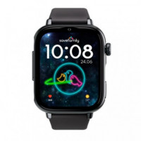 SAVEFAMILY SAVEWATCH PLUS 2 PLATA + CORREA NEGRA