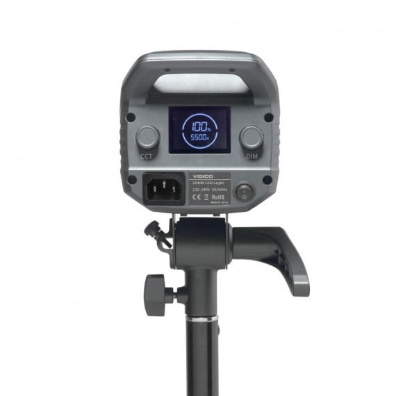 VISICO LED-200GA Foco Led Cob 200W Bicolor Bowens con App