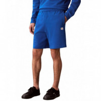 EU 350TERRY BADGE SHORT CLASSIC BLUE