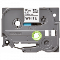 Cinta BROTHER P-touch Laminada Negro sobre Blanco 12MM 8M (TZE-231)
