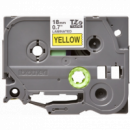 Cinta BROTHER P-touch Laminada Negro sobre Amarillo 18MM 8M (TZ641)