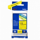Cinta BROTHER P-touch Laminada Negro sobre Amarillo 18MM 8M (TZ641)