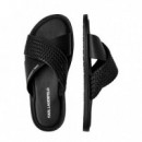 SANDALIA KASTOR IV KROSS STRAP BLACK