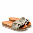 Sandalias Rocio Serraje Volante