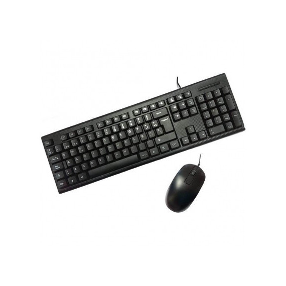 Teclado + Raton Coolbox USB Negro  COOL