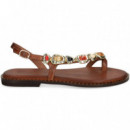 ESCLAVA ABALORIOS LADO MARRON