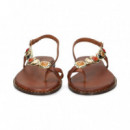 ESCLAVA ABALORIOS LADO MARRON